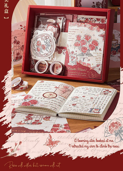 164 pcs Rose Vintage Journal Kit