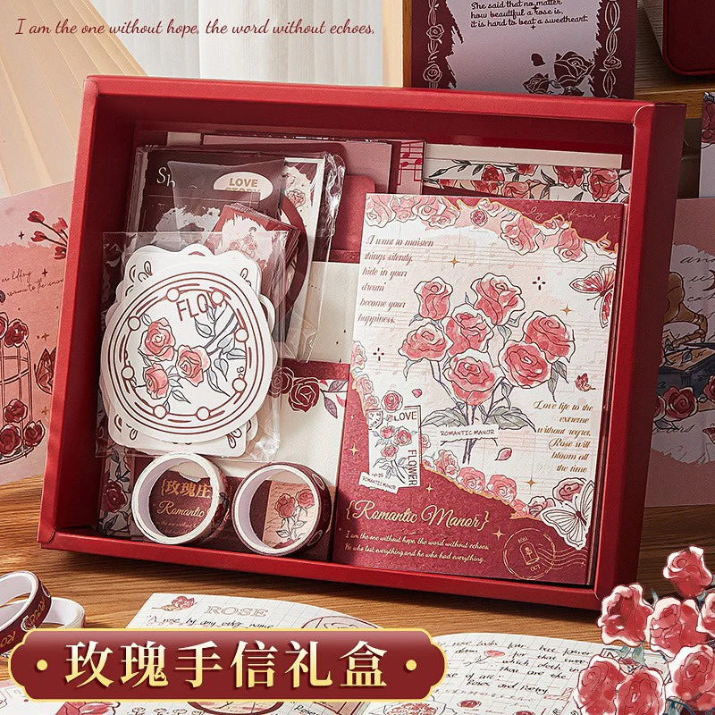 164 pcs Rose Vintage Journal Kit