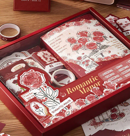 164 pcs Rose Vintage Journal Kit