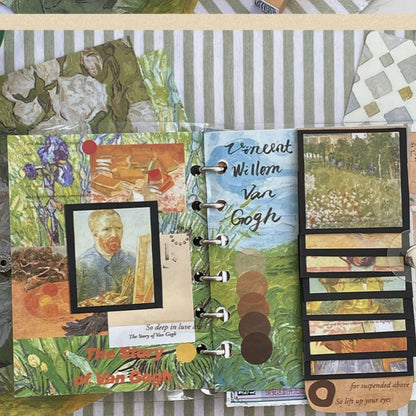 Van Gogh Vintage Journal Scrapbook Gift Set