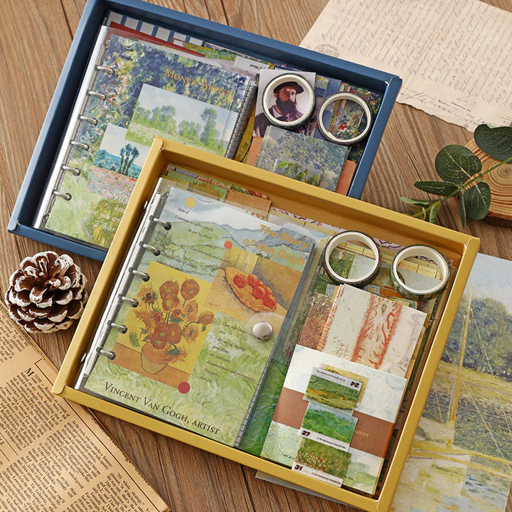 Van Gogh Vintage Journal Scrapbook Gift Set