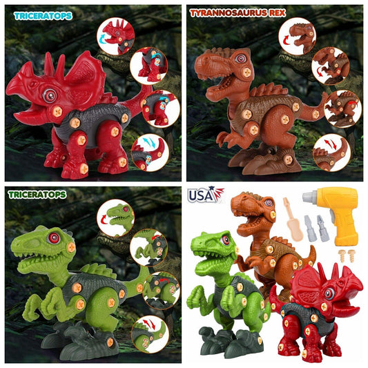 DIY Dinosaur Toys for kids Learning Building Sets