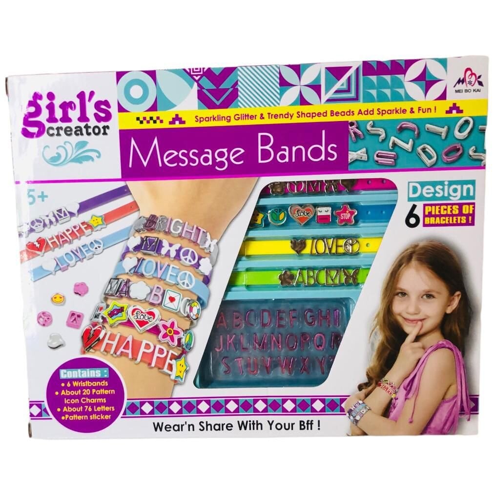 Message Bands Friendship Bracelet Making Kit