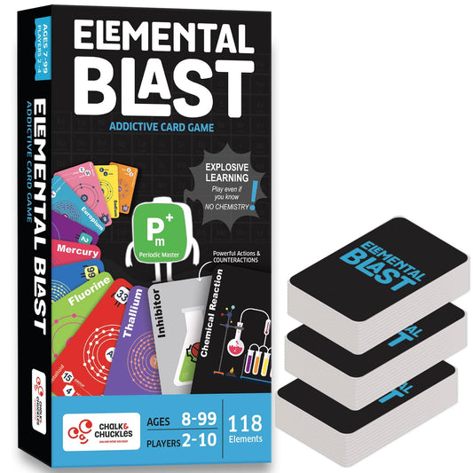 Elemental Blast – Fast-Paced Chemistry Card Game for Kids | STEM Learning