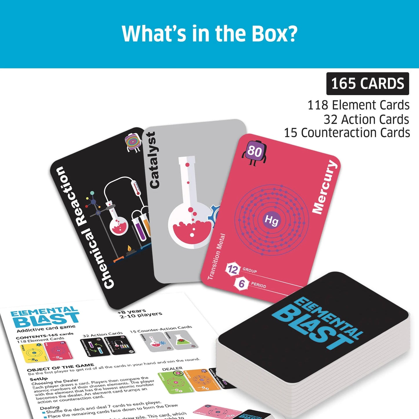 Elemental Blast – Fast-Paced Chemistry Card Game for Kids | STEM Learning
