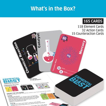 Elemental Blast – Fast-Paced Chemistry Card Game for Kids | STEM Learning