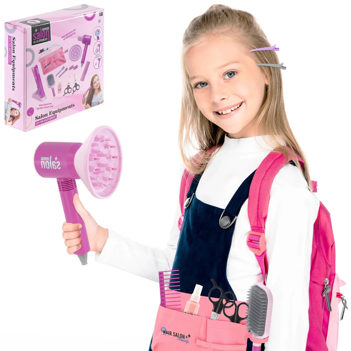 Salon Hairdressing Set with Accessories