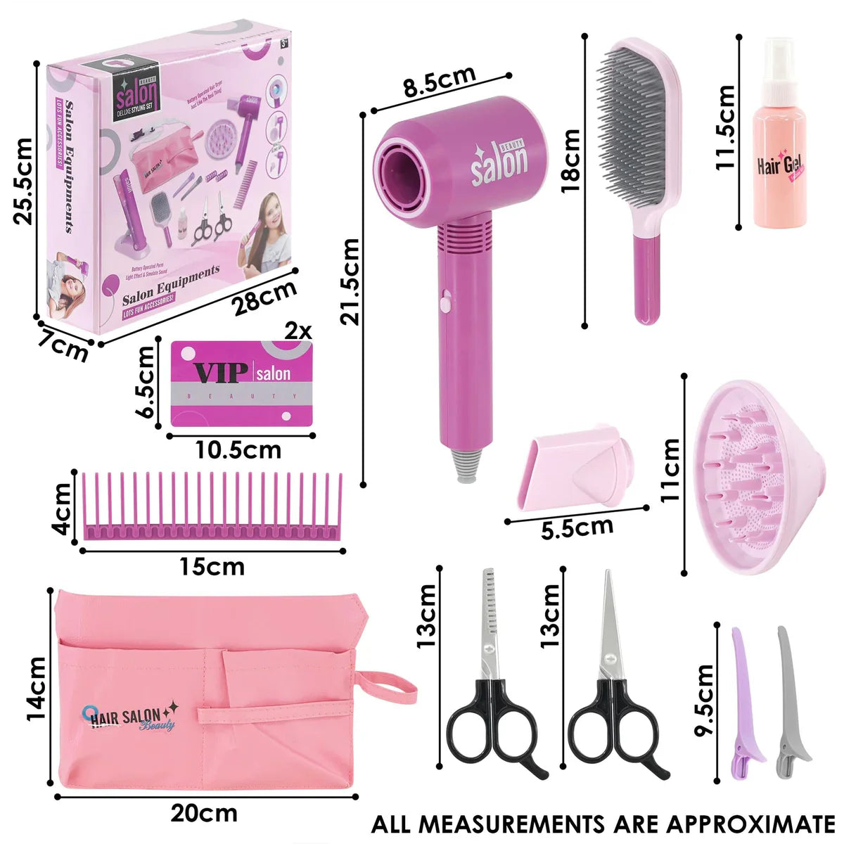 Salon Hairdressing Set with Accessories