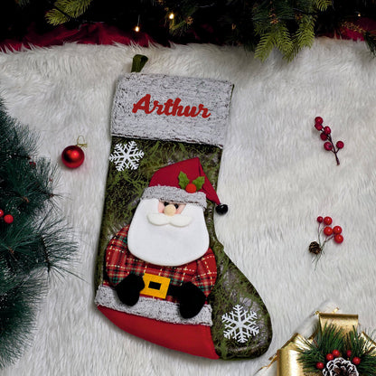 Merry Frost Stocking - Set of 3