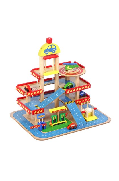 Wooden Public Parking Garage