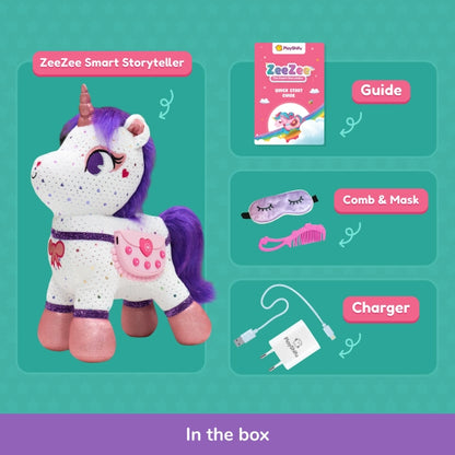 Unicorn Lovabies ZeeZee Smart storytelling unicorn Soft Toys for Kids