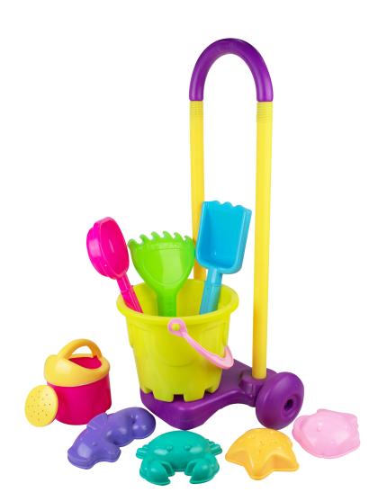 Beach set with Trolley for kids (Multicolor)