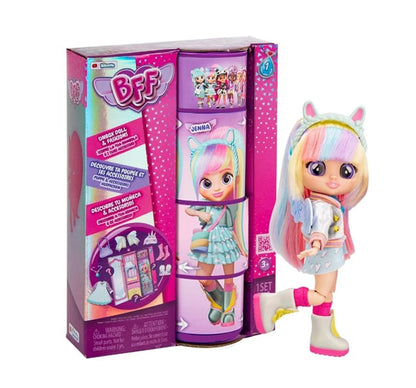 BFF Series Fashion Play Doll with Long Hair & Glass Eyes, Dolls For Kids