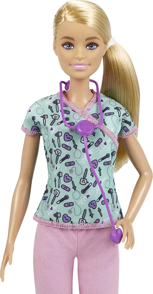 Barbie Nurse Blonde Doll