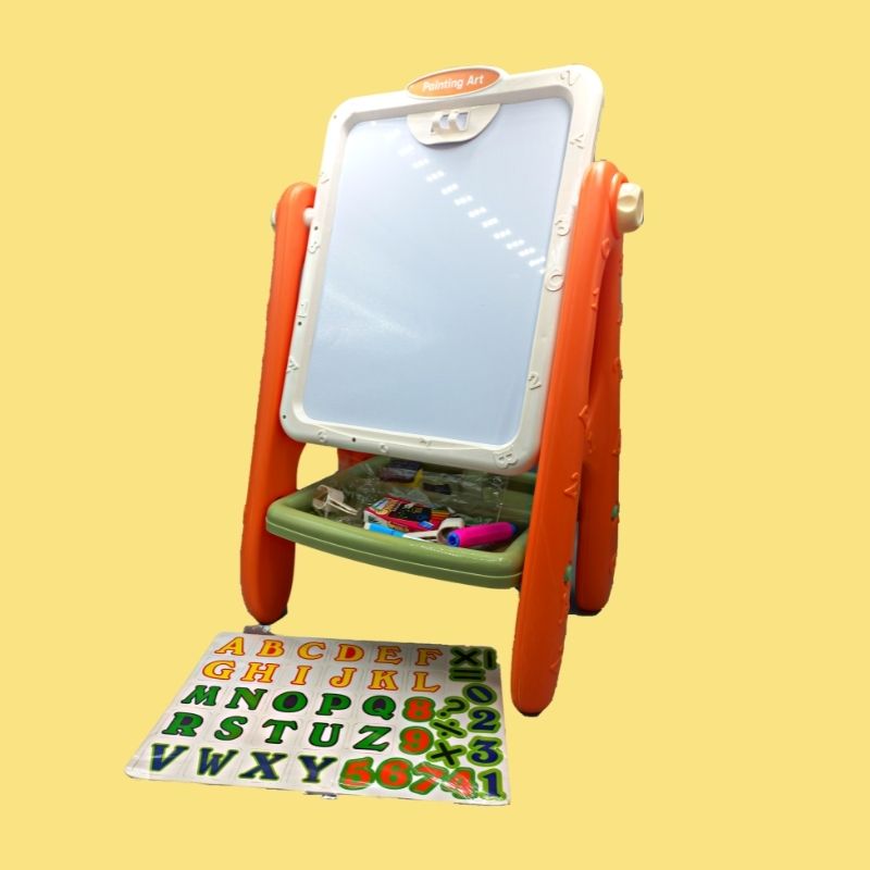 Drawing Board for Toddlers 2 in 1-Colourful Magnetic