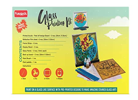 Funskool-Glass Painting Kit Arts and Craft for Creative Painting