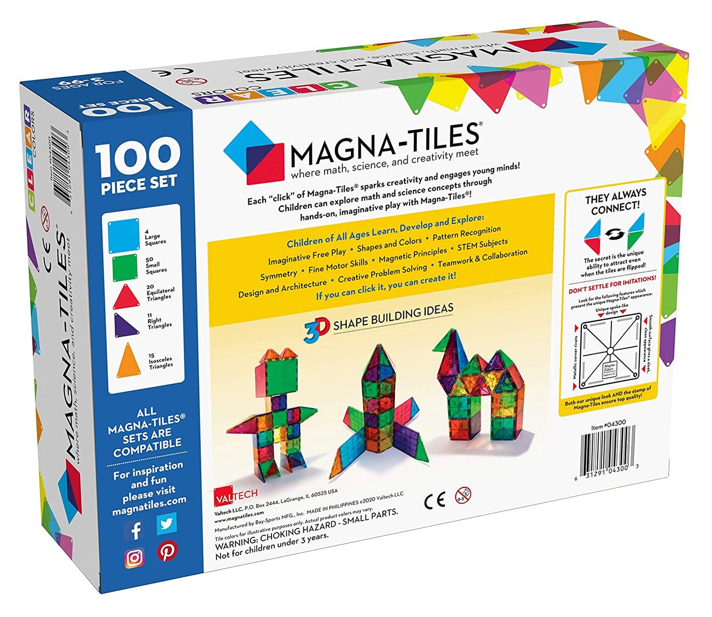 Magna-Tiles 100 pcs set