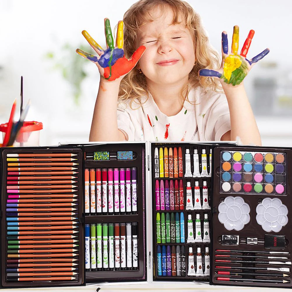 168 Pcs Kids Art Set Painting Set Children Drawing Set Water Color