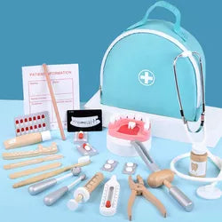 Wooden Doctor Toy Set for Kids