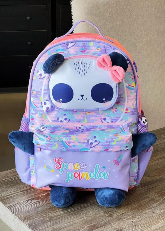 Cute Space Panda Backpack for Kids