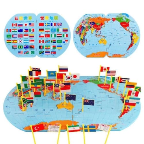 Map of the World Board