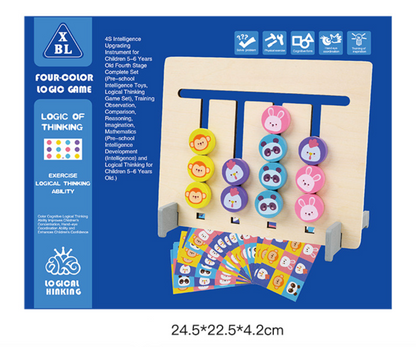 Four Color Logic Game Early Educational Toy